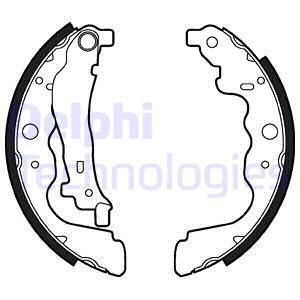 DEL-LS2022 Arka Fren Balatasi Pabuclu Kangoo 08=> Captur Clio Iv 13=> Duster 10=> Dokker Lodgy Sandero 12=>