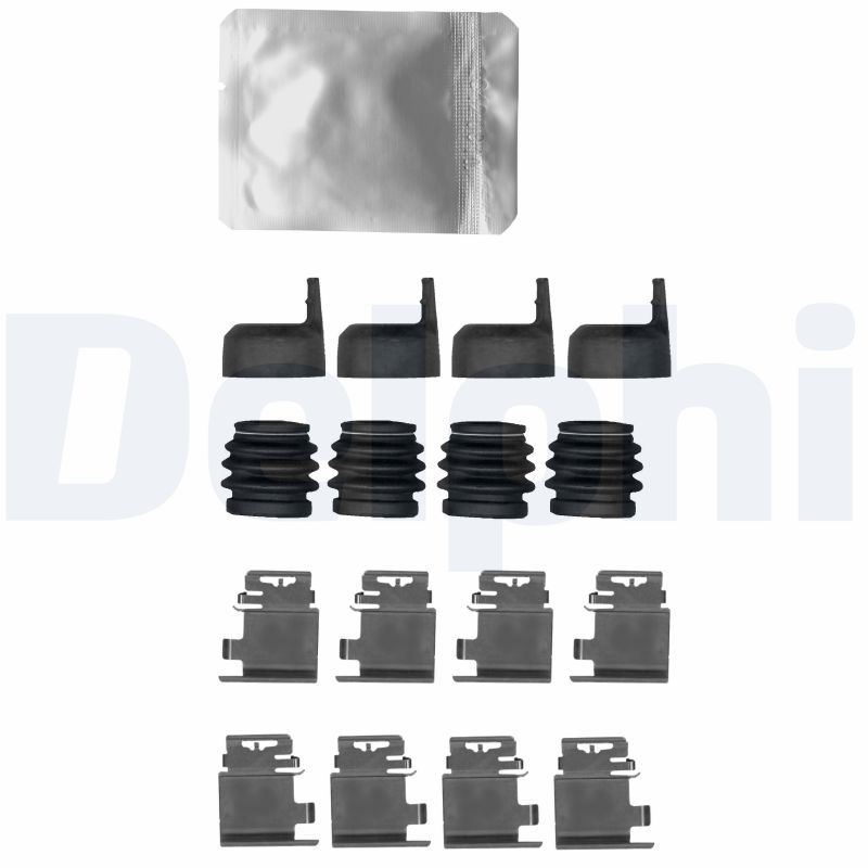 DEL-LX0639 Fren Balata Montaj Takimi Nissan Renault Opel Nv400 Master Movano 2010 -