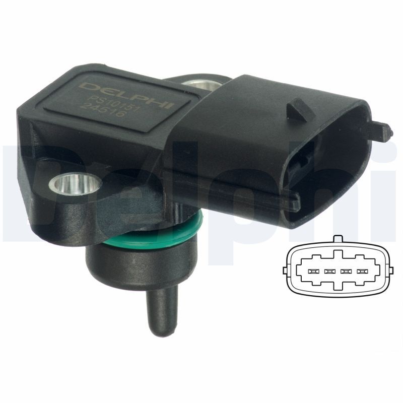 ZMPS1070 Map Sensoru Kia Cerato I 1.5 Crdi 2005-2006