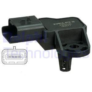 ZMPS1125 Map Sensoru Citroen C4 1.6 Thp 2013- / C5 Iii 2009- / Peugeot 3008, 5008 1.6 16v 2009- / Ds3, C5 1.6 Thp / 308 / 207 1.6 Thp / Mini Cooper (R55, R56, R57)
