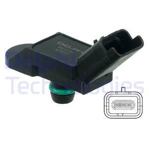 BOS-0261230135 Basinc Sensoru (Peugeot  207 1.6 16v Turbo 06-/308 1.6 16v 3008 / Citroen C4 I C5 Iii 1.6thp 09-)