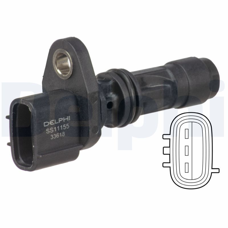 DEL-SS11155 Sensor Kam-Eksantrik Mili Pozisyon (Nissan  Navara 2.5 Dci 06/ / Pathfinder 2.5 Dci 05/ )