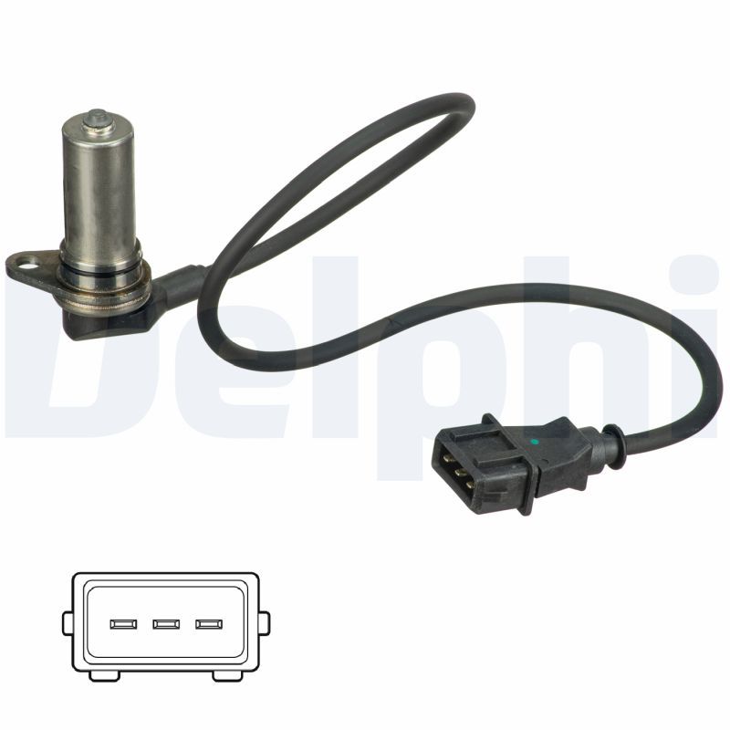 ZCKS1125 Krank Devir Sensoru Kablolu 525 Mm Vw Caddy Ii Mpv 1.9 Tdi 1996-2004 / Audi A4 B5 1.9 Tdi Avg, Afn 1996-2000 / A6 C5 1.9 Tdi Afn, Avg 1997-2000 / Seat Cordoba 1.9 Tdi Alh, Agr, Ahu, 1z 1996-2002