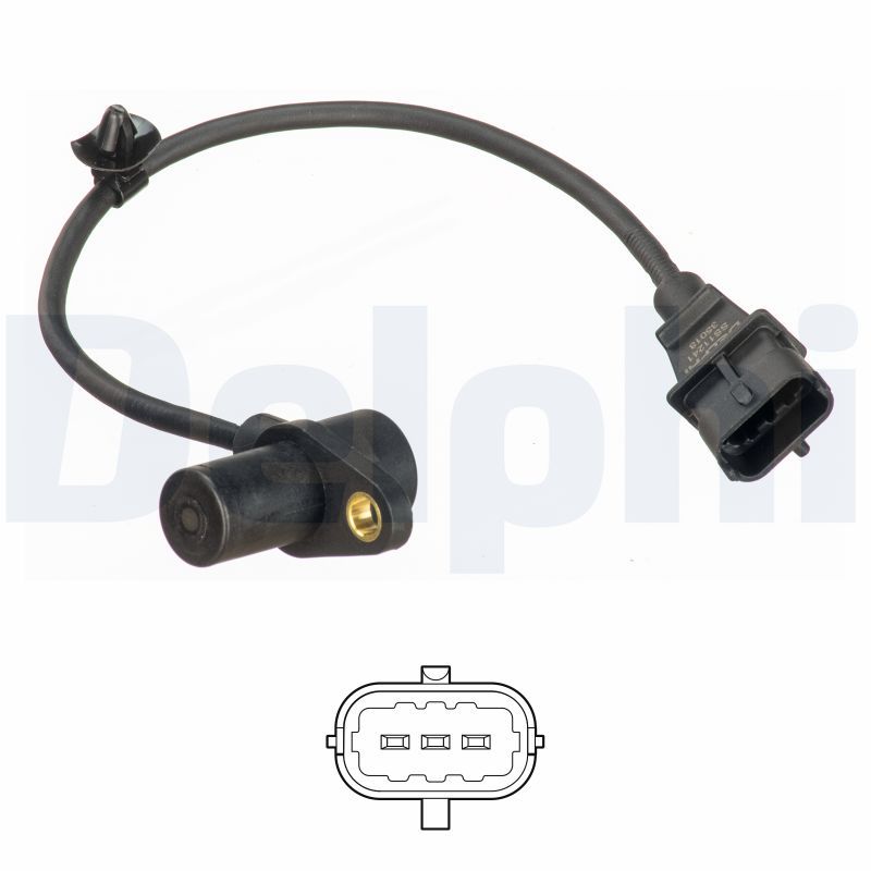 DEL-SS11241 Krank Devir Sensoru (Hyundai  Accent Era 1.5 Crdi 06//Getz 1.5 Crdi 06/ /Blue 1.6 Crdi 11//Elantra 1.6 Crdi 11/ /I20 1.4 Crdi 08//I3