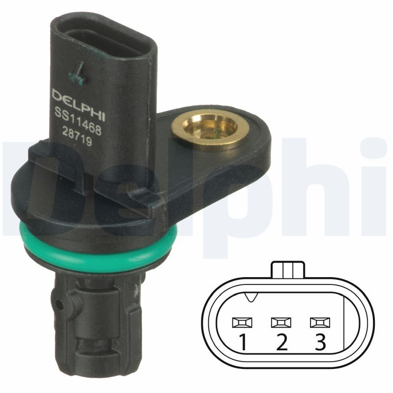 DEL-SS11468 Eksantrik Devir Sensoru Egsoz Opel Astra J Insignia A Mokka Zafira C 1.6-1.8 Benzinli Chevrolet Aveo Kalos 1.4 Cruze 1.6 Benzinli