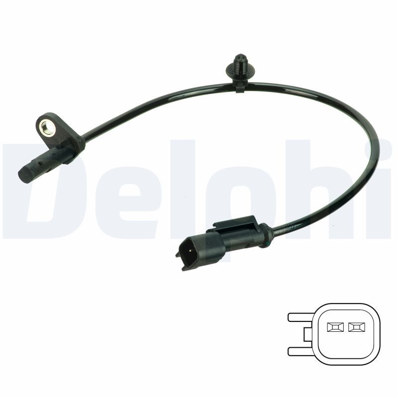 DEL-SS20805 Abs Sensoru Arka Ford  Sag/Sol Transit V-362 12-