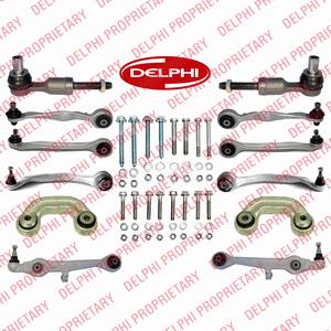 DEL-TC1900KIT On Alt Takim Set Ince Tip Rotil Aski Rotu Rot Basi Kaucuklu Audi Seat