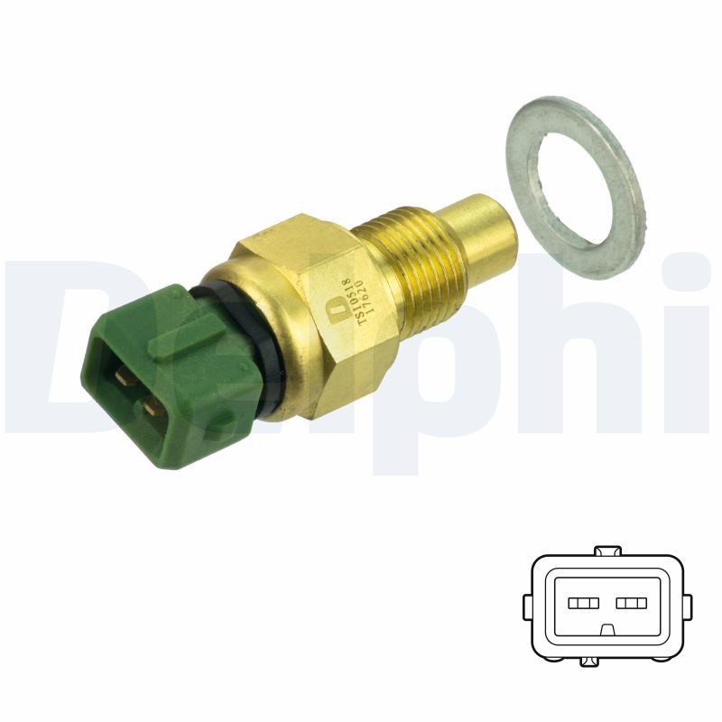 CAREX-CRX41551 Hararet Musuru Partner Berlingo P206 P306 Ym Dw8 Dw8 Yesil