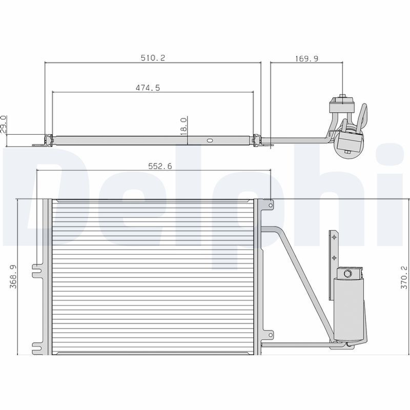 KALE-342565 Kondenser Vectra B 2.0 Dti 16v 2.2 Dti 16v (97-03) Al Al