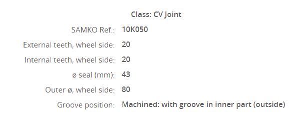 ANK-20500010 Aks Kafasi Dis Uno 70