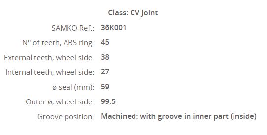 GKN-301961 Dis Aks Kafasi (Vw Passat 97-05  Superb 02-08)