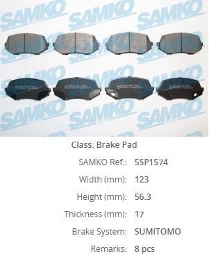 ZEG1337-00 Fren Balata On Mitsubishi Canter 3.0 D 2005-2010