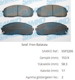 MND RMPH75 Fren Balatasi  Hyundai