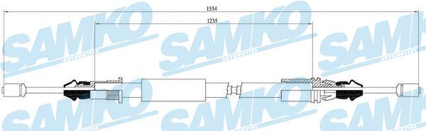 CAV-6002622 El Fren Teli (Peugeot  106 96-/Citroen  Saxo 96-)