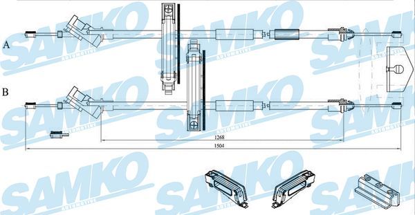 FOR-3S41 2A603 CB N El Fren Teliarka Kampanali Ford Focus (1998 - 2005)