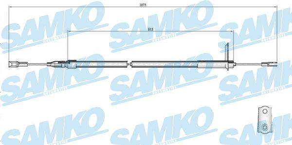 CAV-5502210 El Fren Teli Arka (Mercedes W124-W201)