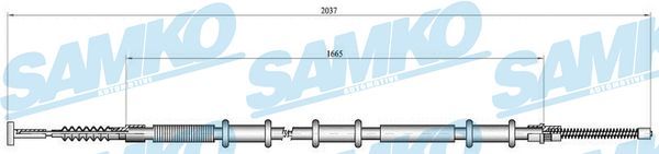 CAVO 11026470 El Fren Telleri Arka Sağ Multipla 1.6 16v-1.9 Jtd Kampana Fren