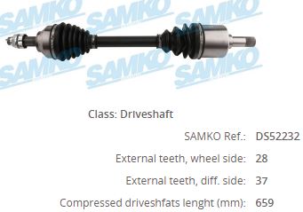FI-1098 Aks Kafasi Sol-Sag On Dis 28x39x58,6 Uzunluk 156mm Citroen C5 Iii 1.6 Thp-2.0 Hdi 2008-2015/ Jumpy 2.0 Hdi 2006- / Peugeot 508 1.6 Hdi-2.0 Hdi 2010-/ Expert 2.0 Hdi 2007-/ Fiat Scudo 2.0 Mjt 2007-