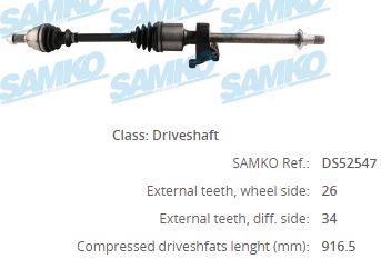SNR DK62004 Aks Komple Ön Sag  Mini