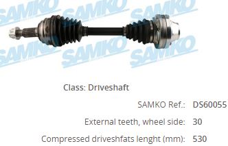 VW-8145 Komple Aks Sol-Sag Arka Uzunluk 525mm Volkswagen Touareg 3.0 Tdi 2004-2010 / Audi Q7 3.0 Tdi 2006-2015 / Porsche Cayenne 3.0 D 2010-2018 / 3.2 2003-2007