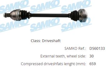 GKN 305289 Aks Komple Arka Sag-Sol  E60