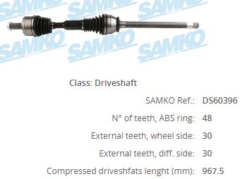 RV-8018A Komple Aks Sag On Absli 48 Dis Uzunluk 968mm Land Rover Range Rover Iii 3.0 Td - 3.6 Td - 4.4 A-T 2002-2012