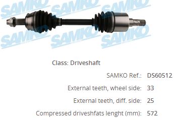 OP-8021 Komple Aks Sol On Opel Astra H 1.3 Cdti Uzunluk 573mm 2004-2010