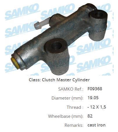 477211 Debriyaj Merkezi Ust Dokum 82 Mm Iveco 65-9 3.9 1987-1991 / Iveco 35-9 3.9 1987-1991