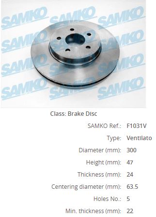BRE-09.8665.10 Fren Diski On Standard Ford