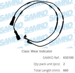 HELLUX HLS.6501 Fren Balata Fişi Opel Vectra A 1.7 2.0 2.5 16v