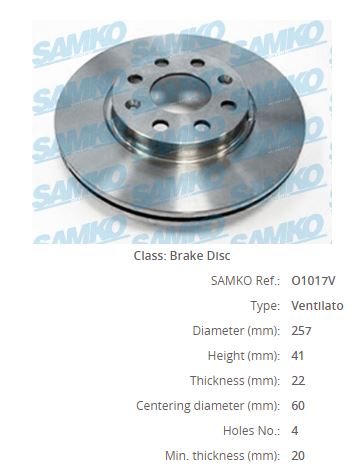 BOS-0986479402 Fren Diski On (Fiat  Grande Punto / Corsa D 1.2  05- )