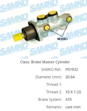 215512 Fren Anamerkez Dokum 20,64 Mm Fiat Palio 1.2i 8v  - 1.2i 16v - 1.4i - 1.6i 16v Absli 1996-2005 /  Fiat Albea 1.2i - 1.4i Absli 2003-2007
