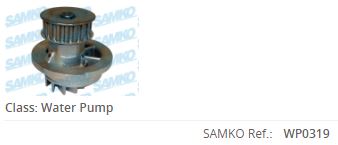 ZWP1168 Devirdaim Chevrolet Kalos (T200) 1.4 (F14s3) 2003-2008 / Aveo (T250) 1.4i (F14s3) 2006-2011 / Daewoo Lanos (Klat) 1.5i (A15sms) 1997-2005