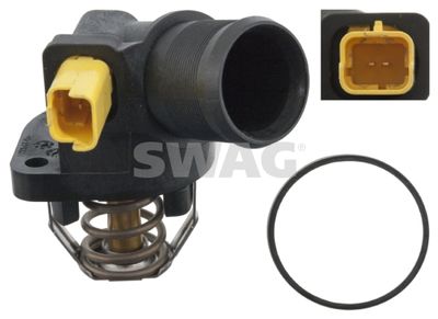 KLR-572395 Termostat 103 Derece Contali Sensorlu Plastik Govde (Fiat Fiorino 1.4 Euro 5 Citroen C2 C3 02-10 Peugeot 206 207 1.4 07-13 )