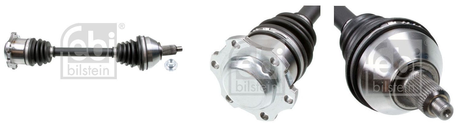 VW-8007 Komple Aks Sol On Volkswagen Polo (9n_) 1.4 Tdi M-T Uzunluk 472mm 2001-2012