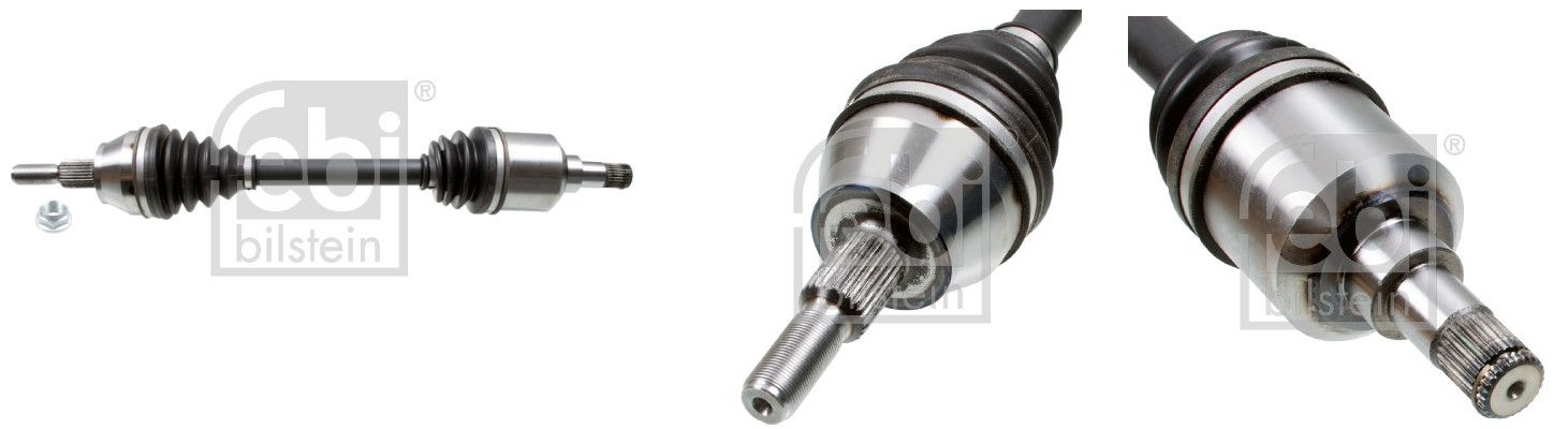 FD-8027 Komple Aks Sol On Ford Focus Iii 1.6 Tdci M-T  Uzunluk 637mm 2011-2015