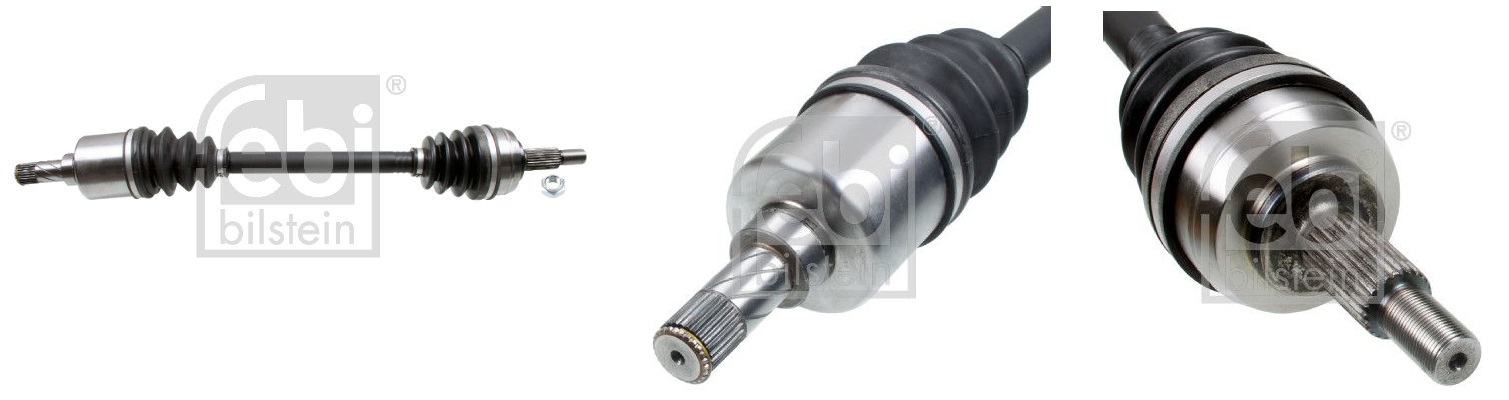 RN-8116 Komple Aks Sol On Renault Fluence (L30) 1.5 Dci 6 Vites Uzunluk 680mm 2009-