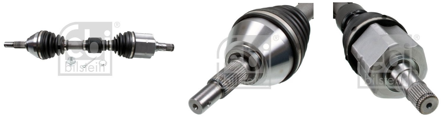 NI-8041 Komple Aks Sol On Uzunluk 650mm Nissan Qashqai, Qashqai +2 1.6 Dci 2011-2013