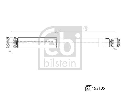 350023 Amortisor Arka Sol-Sag Gazli Renault Trafic Ii 1.9 Dci 2001-2014 / Opel Vivaro (X83) 1.6 Cdti 2015-