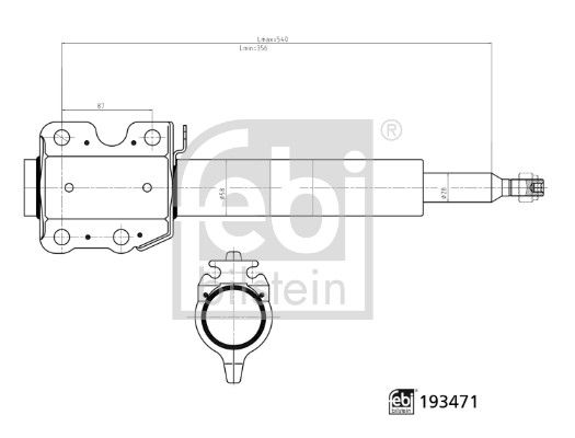 MAY-PS9831157 Amortisor On Mercedes Sprinter 412-413 / Vag Lt46  00-06