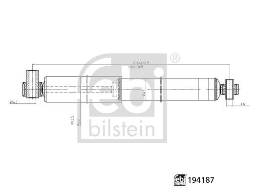 MAY-PN7330618 Amortisor Arka ( Ford   Transit 2.2tdci V347 06-)