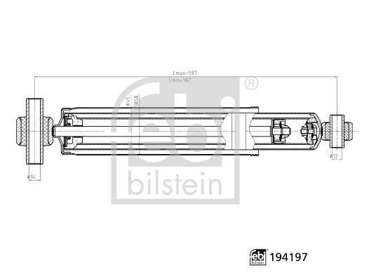 FBI-194197 Arka Amortisor Ford Transit Amortisor V363