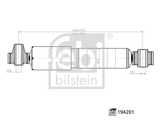 OPT-A-1286G Amortisor Arka (Fiat Doblo 10- Opel Combo 12-)