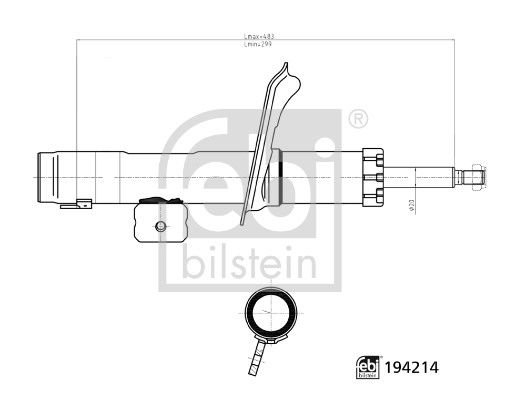 MON-R8001 Amortisor On Sag-(Peugeot  Partner 96///306 93/02/Citroen  Berlingo 96///Xsara 97/05/Zx 91/97  )