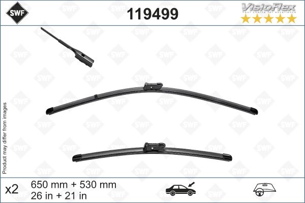 BOS-3397007638 On Silecek Takim-Aerotwin 650-530mm (Audi A6 11-18  A7 11-18)