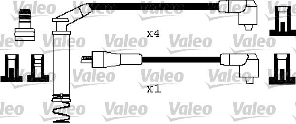 MGA-35034 Buji-Bobin Kablosu ( Opel   Astra F 1.4 8v 1991-2001/ Combo 1.4 1991-2001/ Corsa B 1.4 8v 1989-1993)