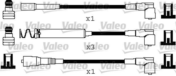 GVA 50B90118 Buji Bobin Kablosu Opel Astra F-Vectra A-Ascona C-Kadett E 1.4-1.6i 8v Nz-Nv-Sv
