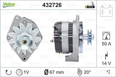 MGA-28083 Alternator 65a R9 R11 R19 Toros R21 Optima