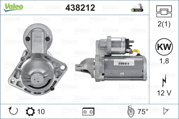 VAL-438212 Mars Motoru Opel Astra H Corsa C Combo C Meriva A Tigra B 1.3 Cdti 12 V 1.8 Kw