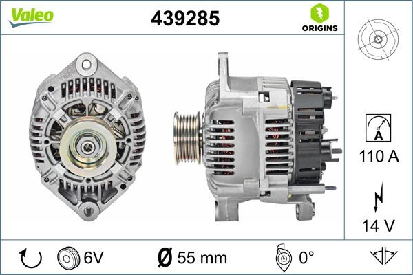 VAL-439285 Alternator 12 V 110a Renault Laguna I 2,0 95-
